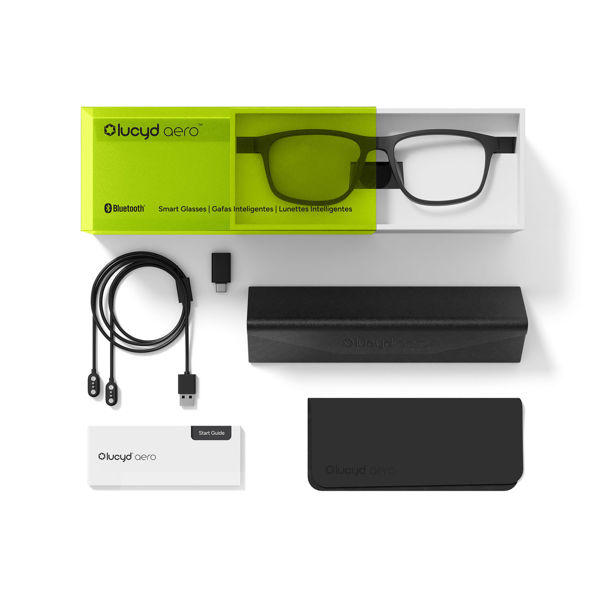 Lucyd AERO Phantom - Smart Prescription Glasses
