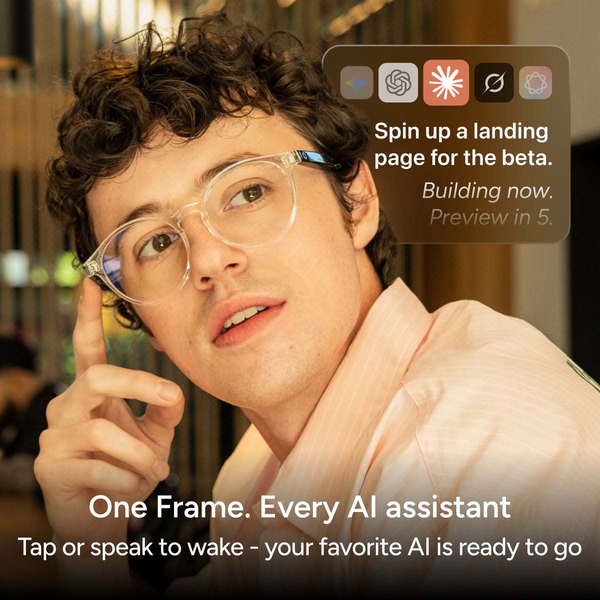 Lucyd AERO Saucer - Smart Prescription Glasses