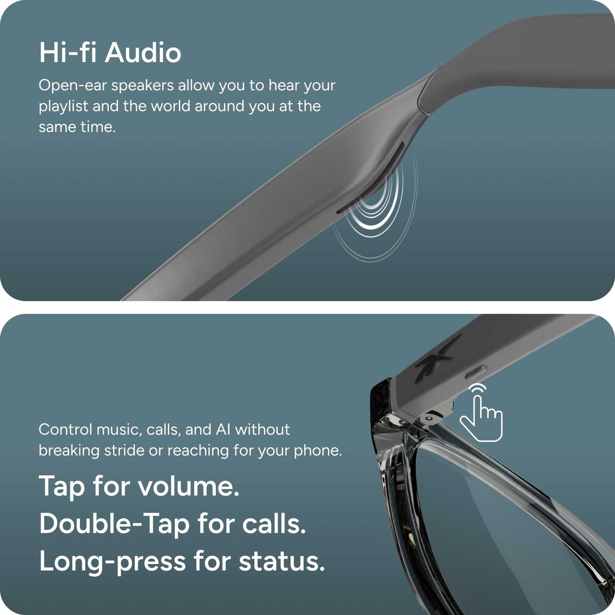 Reebok Dash - Prescription Smart Glasses