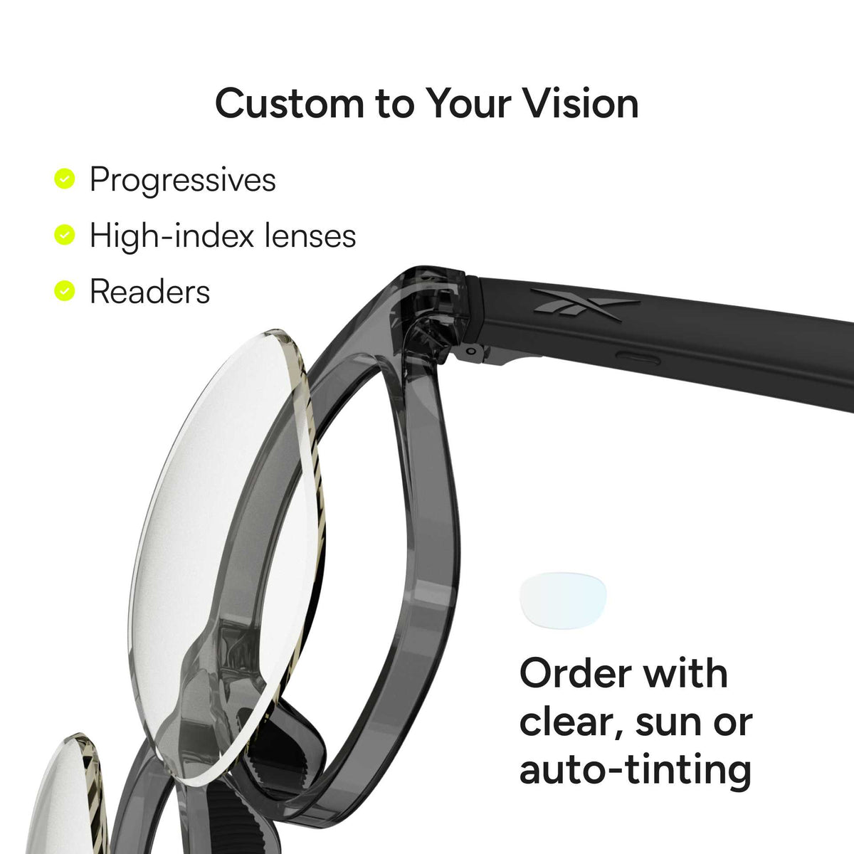 Reebok Jet - Prescription Smart Glasses