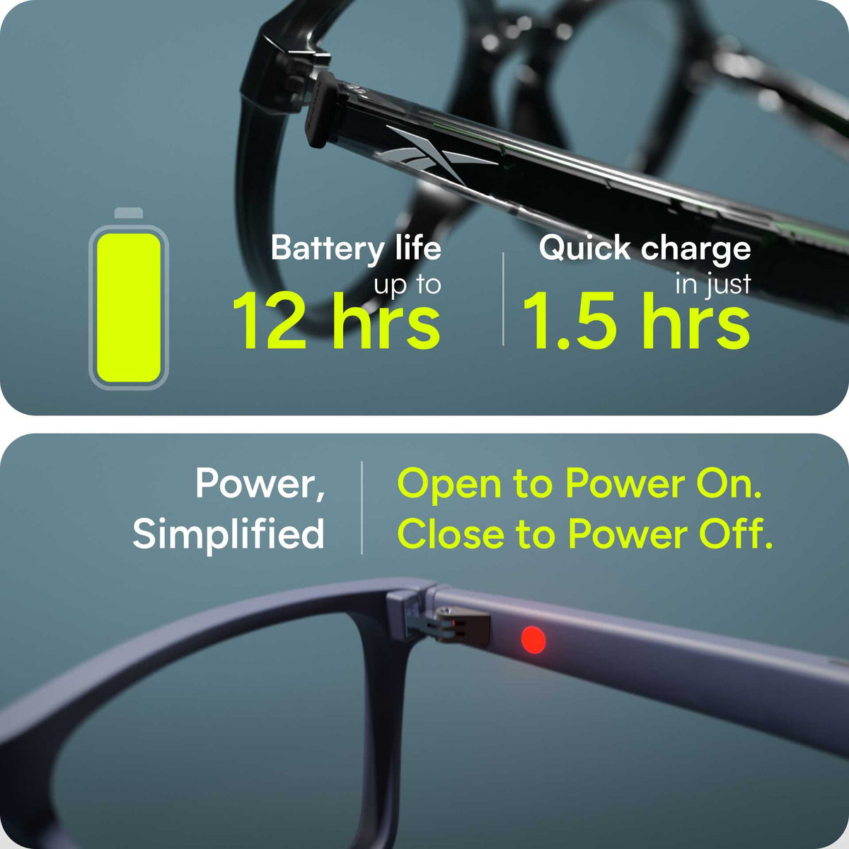 Reebok Shine - Prescription Smart Glasses